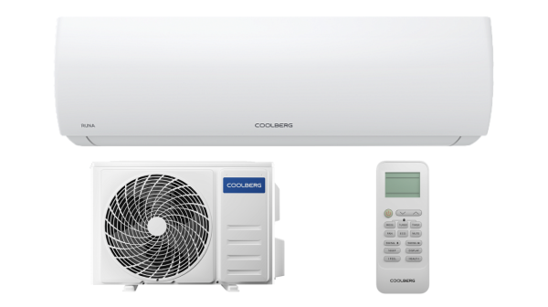 Кондиционер Coolberg Runa inverter CI-12R1-IN/OUT – 3 кВт, Wi‑Fi, 35 м² — фото 1
