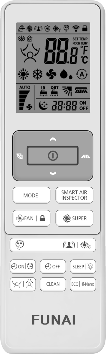 Инверторный кондиционер FUNAI Emperor Smart Eye FULL DC 2.6 кВт A+++ Wi‑Fi — фото 4
