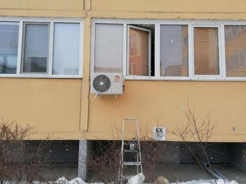 Установка кондиционера в квартире за балконом – профессионально