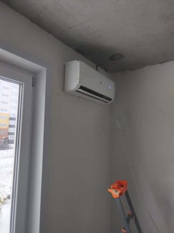Монтаж сплит‑системы Haier в панельном доме, Новосибирск
